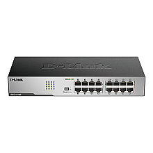D-Link 16-портовий гігабітний неуправляємий настільний комутатор
