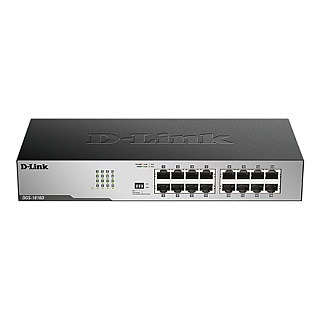 D-Link 16-портовий гігабітний неуправляємий настільний комутатор