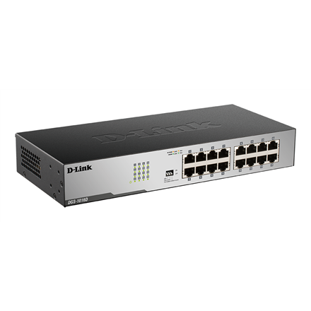 D-Link 16-портовий гігабітний неуправляємий настільний комутатор - 2