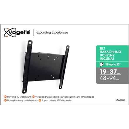 Uchwyt ścienny Vogels MA2010-A1 Tilt | Tilt | 26-40" | Maksymalne obciążenie 30 kg | Czarny - 5
