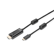 Digitus | Męski | 19-pinowy HDMI Typ A | Męski | 24-pinowy USB-C | 2 m