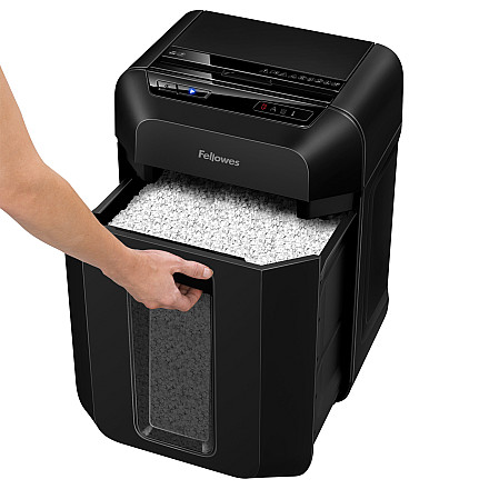 Niszczarka Fellowes AutoMax | 90M | Mini-cut | P-4 | Karty kredytowe | Zszywki | Spinacze do papieru | Papier | 17 litrów | Czarny - 2