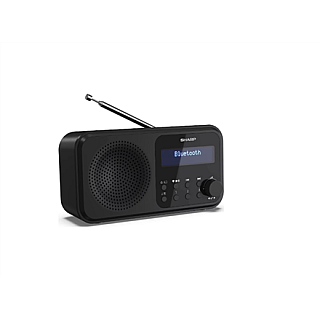 Портативне radio cyfrowe Sharp DR-P420(BK) Tokyo, FM/DAB/DAB+, Bluetooth 5.0, zasilanie USB або bateryjne, чорний Sharp