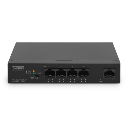 Digitus 4-портовий гігабітний комутатор PoE DN-95330-1 - 1