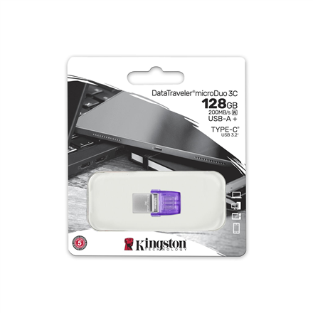 Kingston DataTraveler DT Micro Duo 3C 128 GB - 3