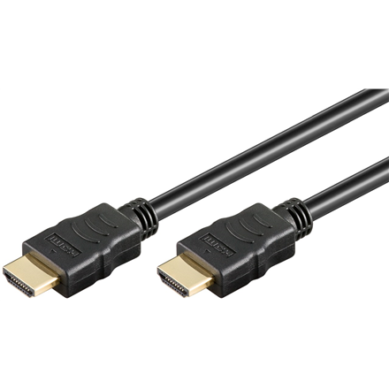 Goobay 61163 HDMI connector male (type A) > HDMI connector male (type A) 10m, black - 1