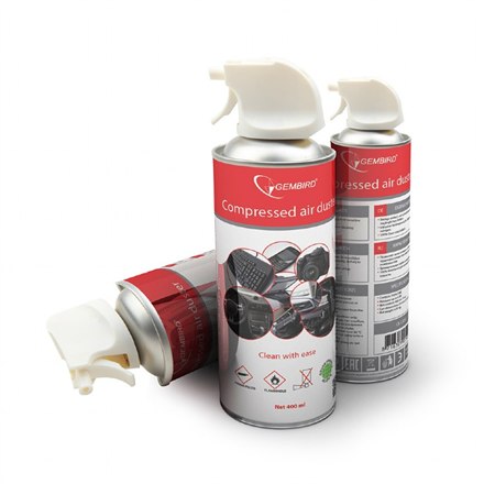 Gembird | Odpylacz na sprężone powietrze (łatwopalny) | Air Duster | 400 ml - 2