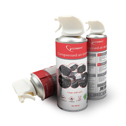 Gembird | Odpylacz na sprężone powietrze (łatwopalny) | Air Duster | 400 ml - 1