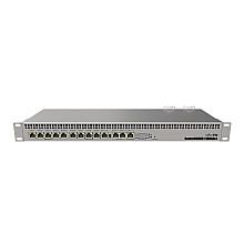 Mikrotik Wired Ethernet Роутер RB1100x4, 1U Rackmount, Quad core 1.4GHz CPU, 1 GB RAM, 128 MB, 13xGigabit LAN, 1xSerial console port RS232…