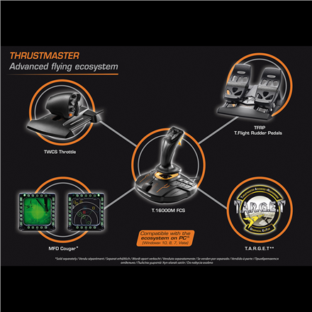Thrustmaster | Lot T 16000M Flight Pack | чорний - 2