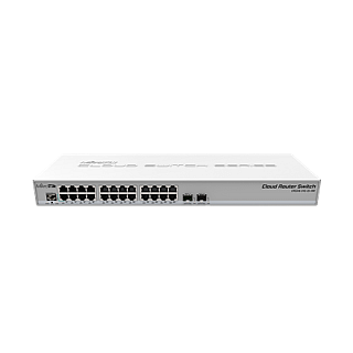 MikroTik Cloud Router Switch CRS326-24G-2S+RM Керований L3