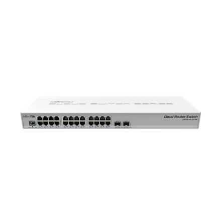 MikroTik Cloud Router Switch CRS326-24G-2S+RM Керований L3 - 1