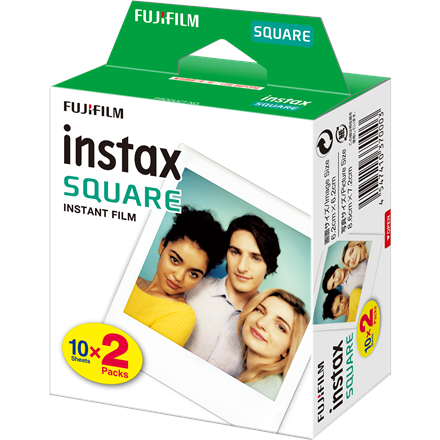Fujifilm | Instax Square Glossy Instant Film (2x10pl) | 86 x 72 mm | Wymiary obrazu: 62 × 62 mm | Ilość 20 - 1