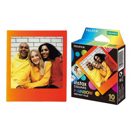 Fujifilm Instax Square Rainbow (10) Миттєва плівка 72 x 86 мм - 2