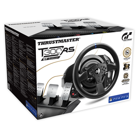 Kierownica do gier Thrustmaster T300 RS GT Edition z technologią 1080° Force Feedback - oficjalnie licencjonowana przez Gran Turismo. Idealna do PC, PS4 i PS3. Zaawansowana konstrukcja z silnikiem bez - 5