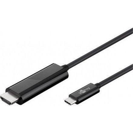 Goobay | Męski | 24-pinowy USB-C | Męski | 19-pinowy HDMI Typ A | 1,8 m - 3