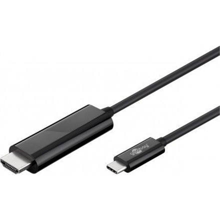 Goobay | Męski | 24-pinowy USB-C | Męski | 19-pinowy HDMI Typ A | 1,8 m - 1