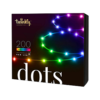 Twinkly Dots Smart LED Lights 60 RGB (Multicolor), USB Powered, 3m, Black Twinkly | Dots Smart LED Lights 60 RGB (Multicolor), USB Powered, 3m, Black | RGB - 16M+ kolorów
