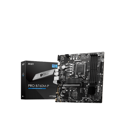 MSI PRO B760M-P Родина процесорів Intel Гніздо процесора LGA1700 - 1