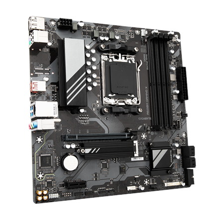 Gigabyte | A620M GAMING XG10 | Rodzina procesorów AMD | Gniazdo procesora AM5 | DDR5 DIMM | Gniazda pamięci 4 | Obsługiwane interfejsy dysków twardych SATA, M.2 | Liczba złączy SATA 4 | Chipset AMD A6 - 2
