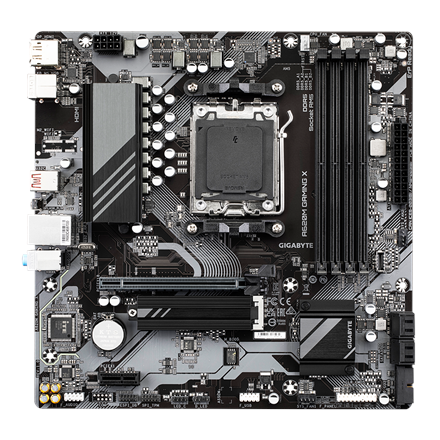 Gigabyte | A620M GAMING XG10 | Rodzina procesorów AMD | Gniazdo procesora AM5 | DDR5 DIMM | Gniazda pamięci 4 | Obsługiwane interfejsy dysków twardych SATA, M.2 | Liczba złączy SATA 4 | Chipset AMD A6 - 1