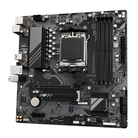 Gigabyte | A620M GAMING XG10 | Rodzina procesorów AMD | Gniazdo procesora AM5 | DDR5 DIMM | Gniazda pamięci 4 | Obsługiwane interfejsy dysków twardych SATA, M.2 | Liczba złączy SATA 4 | Chipset AMD A6 - 3