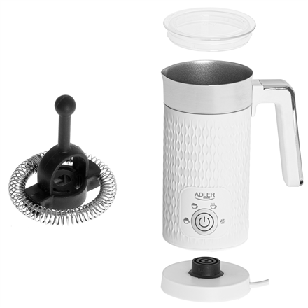Adler | AD 4494 | Spieniacz do mleka | 500 W | Spieniacz do mleka | Biały - 4