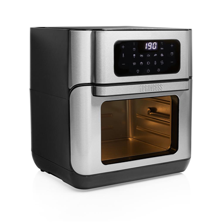 Princess | 182065 | Aerofryer Oven | Moc 1500 W | Pojemność 10 L | Czarny/Stal nierdzewna - 1