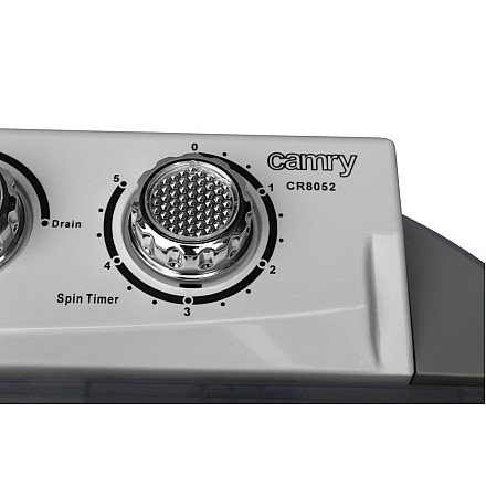 Pralka Camry CR 8052 - Заряджання Górne, Ємність 3 kg, 1300 RPM, Kolor Біло-сірий - Gwarancja 24 m-ce - 10