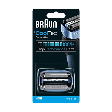 Braun 40B Головка комплексу CoolTec Cassette Синя - 1