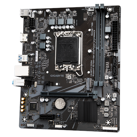 Gigabyte H610M K DDR4 1.0 M/B Сімейство процесорів Intel - 4