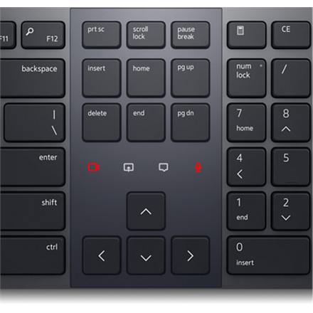 Клавіатура Dell Premier Collaboration KB900 бездротова US International Grafity - 5