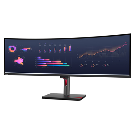 Lenovo | P49w-30 | 49 " | IPS | 32:9 | 4 ms | 350 cd/m² | Czarny | Porty HDMI w ilości 2 | 60 Hz - 2