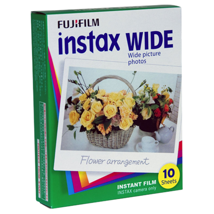 Fotofilm Fujifilm | Instax Wide Glossy (10 szt.) | 108 x 86 mm | Gwarancja 24 miesiące - 1