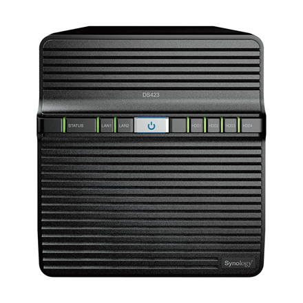 Synology Мережевий накопичувач Tower NAS DS423 на 4 диски/SSD - 2