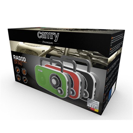 Camry | CR 1140R | Czerwony | Radio - 5