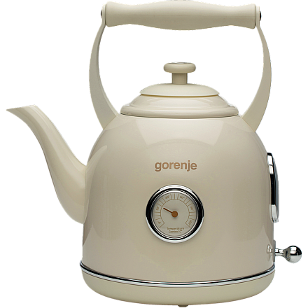 Gorenje | Czajnik | K17CLIN | Elektryczny | 2000 W | 1,7 L | Plastik/Metal | Podstawa obrotowa 360° | Kość Słoniowa - 1