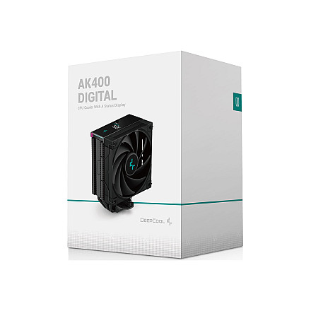 Deepcool | Радіатор powietrza процесорa | AK400 Zero Dark | Intel, AMD - 9