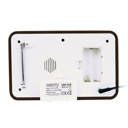 Camry | CR 1153 | 5 W | білий/білий | Radio cyfrowe - 5