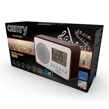 Camry | CR 1153 | 5 W | білий/білий | Radio cyfrowe - 6