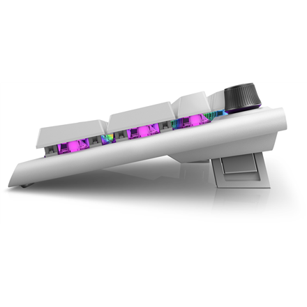 Klawiatura do gier Dell Alienware Tri-Mode AW920K bezprzewodowa z podświetleniem RGB LED, US, Lunar Light, Bluetooth, klawiatura numeryczna, CHERRY MX Red. Dzięki bezprzewodowemu połączeniu zapewnia s - 5