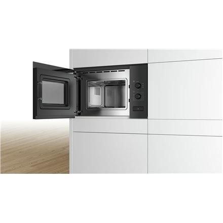 Bosch | BFL520MB0 | Kuchenka mikrofalowa | Do zabudowy | 20 L | 800 W | чорний - 4