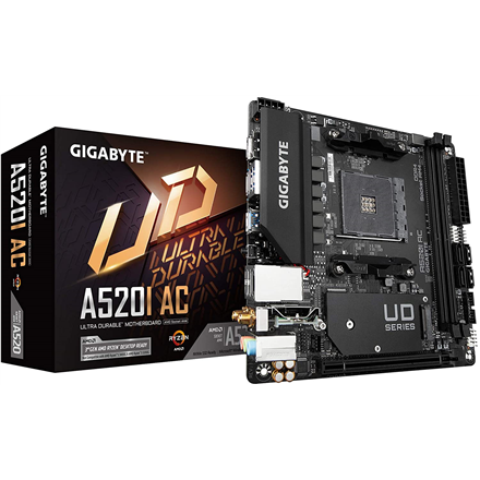 Gigabyte A520I AC Сімейство процесорів AMD Гніздо процесора AM4 - 1