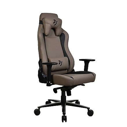 Arozzi | Materiał ramy: Metal; Baza kół: Aluminium; Tapicerka: Miękki PU | Arozzi | Fotel gamingowy | Vernazza SoftPU | Brązowy - 8