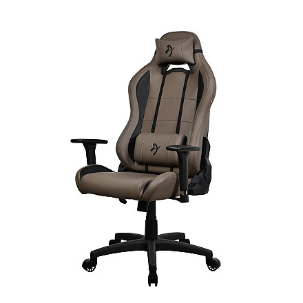 Arozzi | Materiał ramy: Metal; Podstawa kół: Nylon; Tapicerka: Miękki PU | Arozzi | Fotel Gamingowy | Torretta SoftPU | Brązowy - 2
