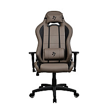 Arozzi | Materiał ramy: Metal; Podstawa kół: Nylon; Tapicerka: Miękki PU | Arozzi | Fotel Gamingowy | Torretta SoftPU | Brązowy