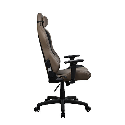 Arozzi | Materiał ramy: Metal; Podstawa kół: Nylon; Tapicerka: Miękki PU | Arozzi | Fotel Gamingowy | Torretta SoftPU | Brązowy - 7