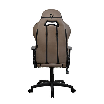 Arozzi | Materiał ramy: Metal; Podstawa kół: Nylon; Tapicerka: Miękki PU | Arozzi | Fotel Gamingowy | Torretta SoftPU | Brązowy - 5