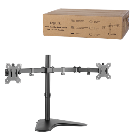 Logilink | Uchwyt biurkowy | BP0045 | 13-32 " | Maksymalna waga (udźwig) 8 kg | Czarny - 3