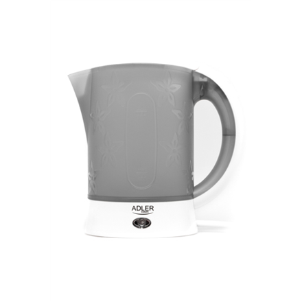 Adler | Czajnik turystyczny | AD 1268 | Standard | 600 W | 0.6 L | Plastikowy | Biały - 1